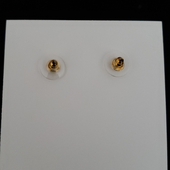 Vintage Anne Klein Butterfly Post Earrings - Picture 2 of 2